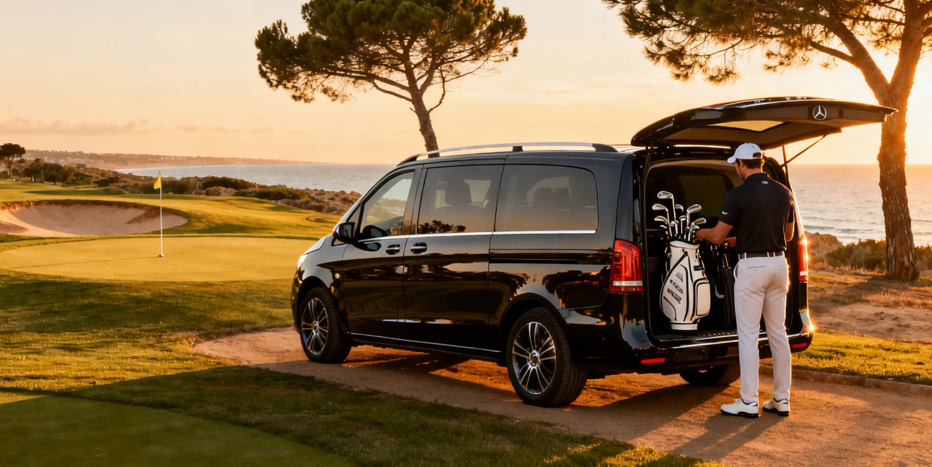 Transfer privado para campos de golfe no Porto e Norte