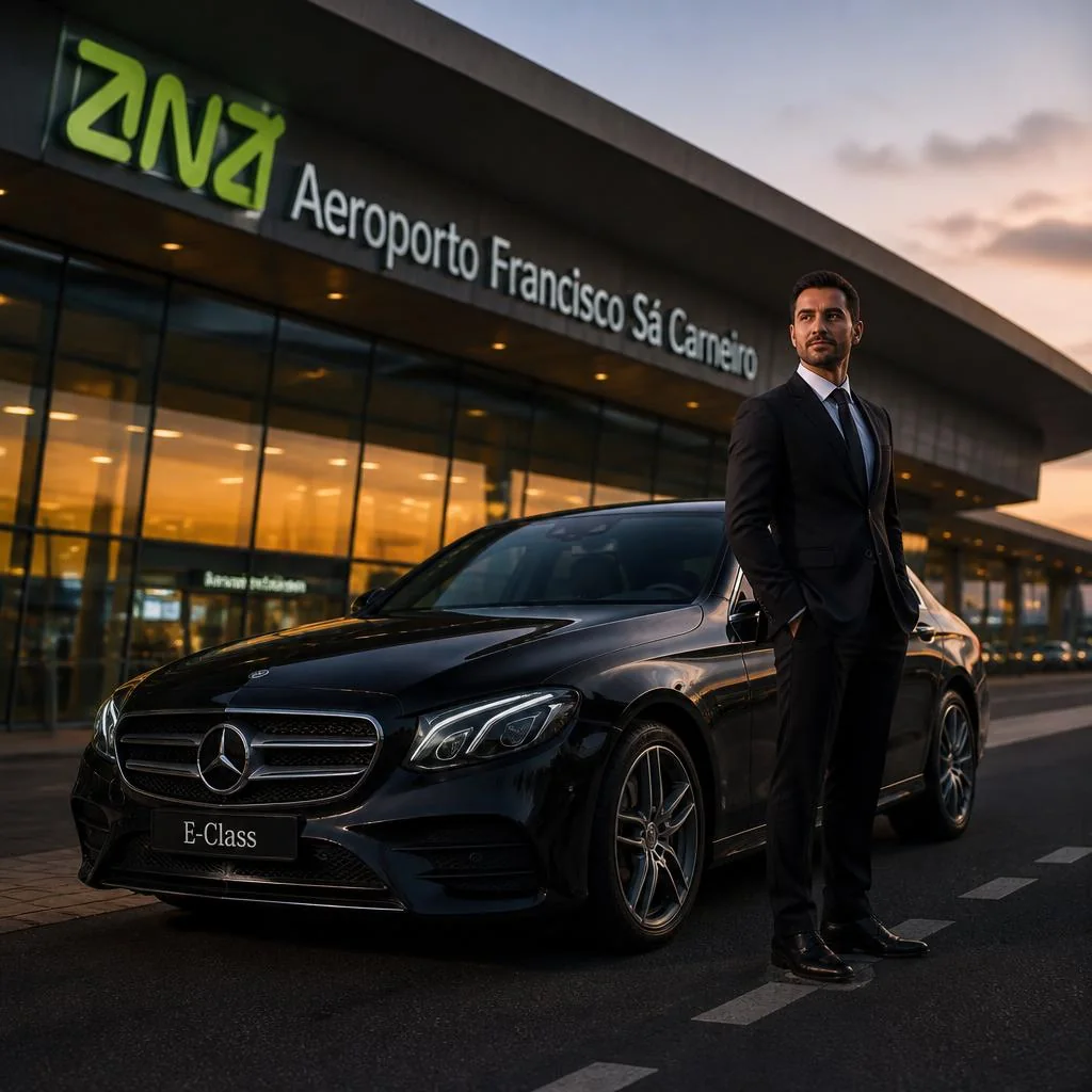 Serviço com motorista privado no Porto